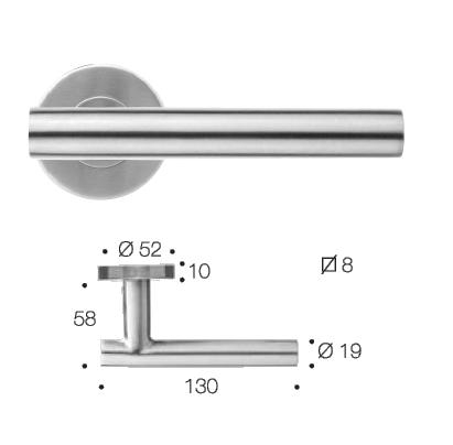 Par Puxador Inox