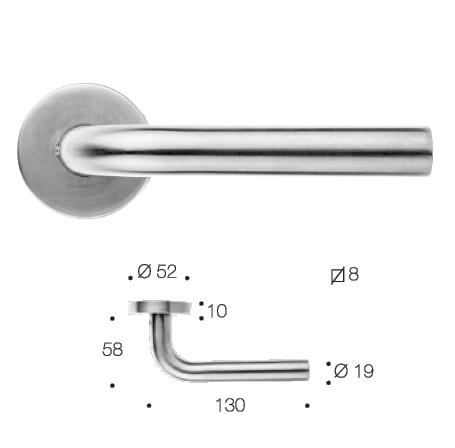 Par Puxador Inox