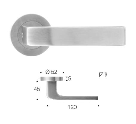 Par puxador Inox