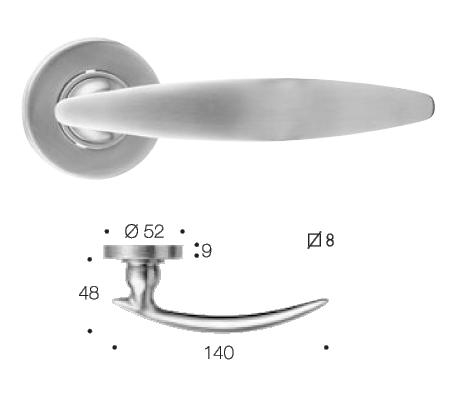 Par Puxador Inox